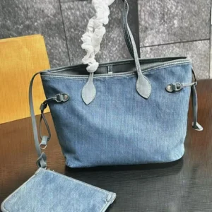 2025 New Design Women's Fashion Denim Denim Tote Bag 29*23 cm