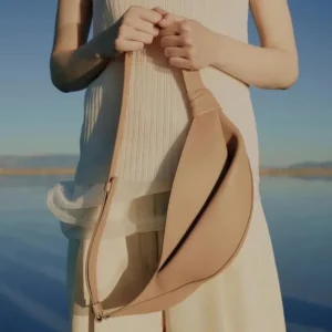 2025 Y2k Ins French Design Crescent Hot Neyu New Pillow Shaped Personalized Niche Travel Smooth Cowhide Crossbody Bag