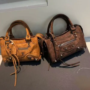 SHELKSBAG 2025 Autumn Women Retro Trendy Fashion Suede Single Shoulder Bags Large Capacity Casual Tassel Crossbody Commuter Bag